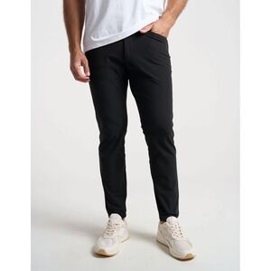 NWOT Birddogs Boom For Your Boomstick Jogger Pants Mens M Black Stretch Lined